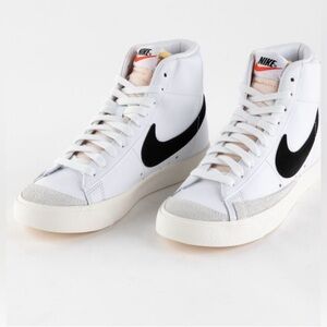 Nike Blazers White and Black High-Tops